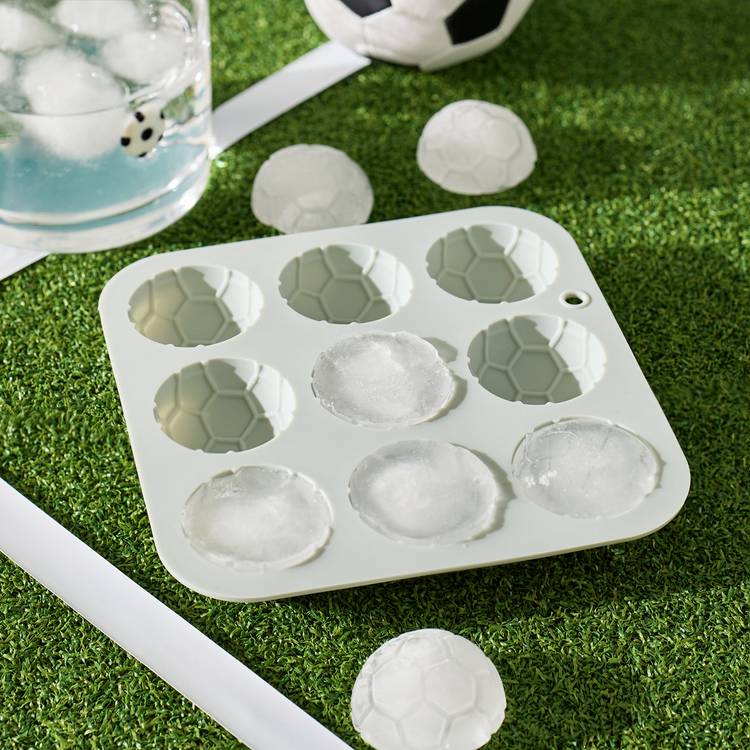 Argos Home football silicone ice cube mould (British brand)
