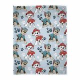 Paw Patrol fleece throw blue 150x100cm (British brand)