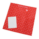 Argos Home large heart gift bag with tissue paper - British product