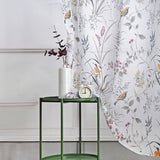 Habitat birds voile curtain multicoloured 140x229cm, imported from the UK