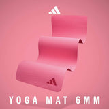 Adidas Pink Fusion yoga mat 6mm, imported from the UK