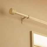 Argos Argos Home Extendable Metal Stud Oak Curtain Pole 120-210cm- Buy online at McGrocer