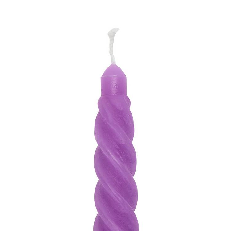 Argos Home twist taper candles in pastel shades (British brand)