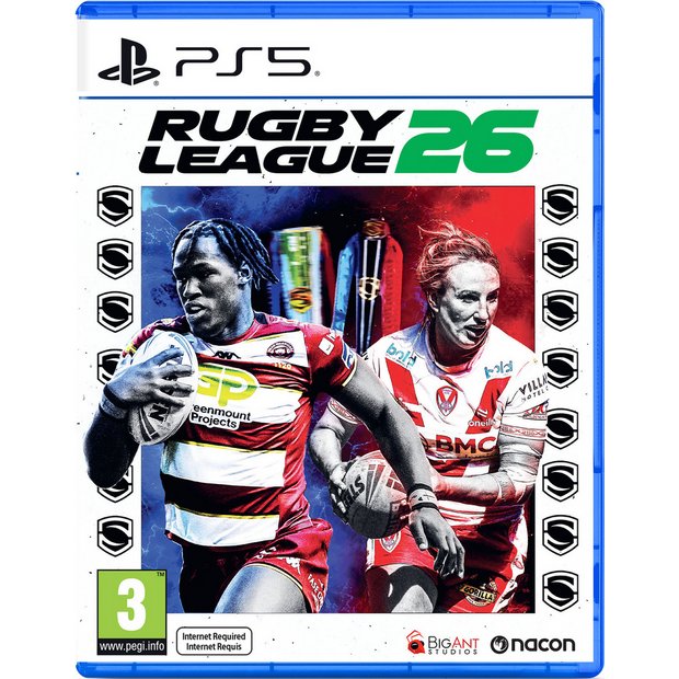 Rugby League 26 PS5 game disc (British brand)