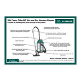 McGregor 30L wet dry cleaner stainless steel tank, imported from the UK