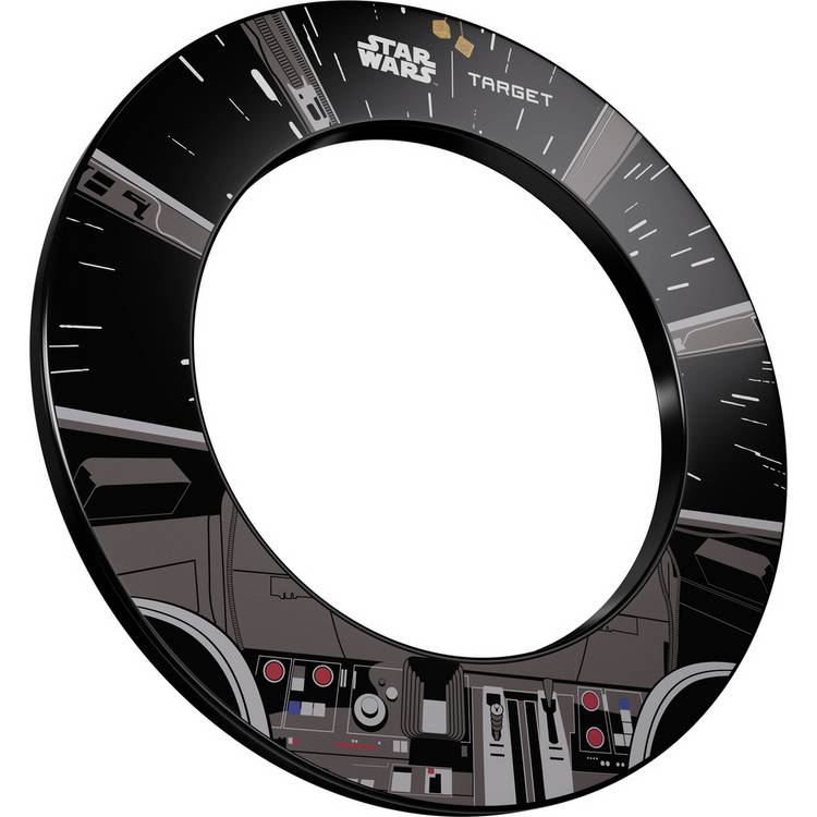 Star Wars Millennium Falcon dartboard surround set (British brand)