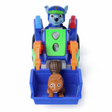 PAW Patrol Rocky Rescue Recycler pull-back vehicle with figures, UK version