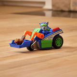 PAW Patrol Rocky Rescue Recycler pull-back vehicle with figures, UK version