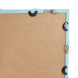 Habitat bamboo effect blue wall mirror 52x42cm, imported from the UK