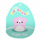 Squishmallows Peggy Sue pink golden retriever soft toy 16 inch, UK version