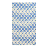Habitat x Scion blue geometric beach towel 150x80cm - British product