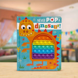 Make Believe Ideas dinosaur fidget popper board book, UK version