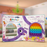 Make Believe Ideas dinosaur fidget popper board book, UK version