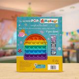 Make Believe Ideas dinosaur fidget popper board book, UK version