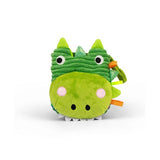Sensory Snuggables dinosaur hand puppet cloth book, imported from the UK