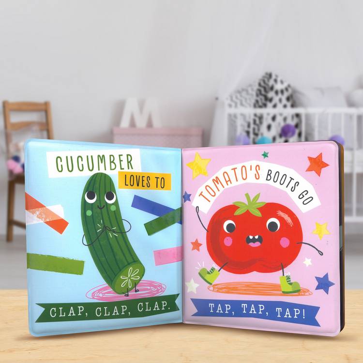 Make Believe Ideas Strawberrys Party highchair book, imported from the UK