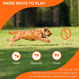 Bionic Toss-N-Tug ring dog toy orange floating, UK version