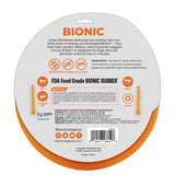 Bionic Toss-N-Tug ring dog toy orange floating, UK version