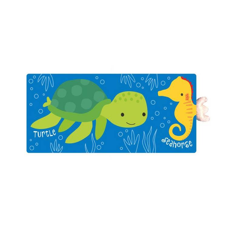 Sensory Snuggables Ocean touch and feel cloth book - British product