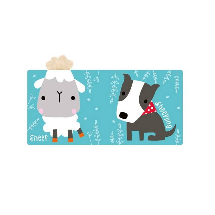 Make Believe Ideas farm themed touch and feel cloth book, UK version