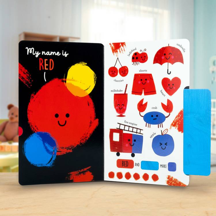 Make Believe Ideas colour mixing book for kids, UK version