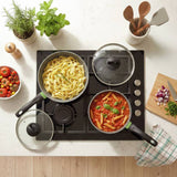 Salter non-stick 3 piece saucepan set, UK version