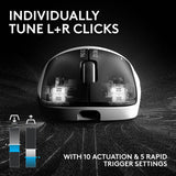 Logitech PRO X2 SUPERSTRIKE wireless gaming mouse, imported from the UK