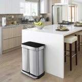 Argos Simplehuman 58 Litre Recycling Pedal Bin, Stainless Steel- Buy online at McGrocer