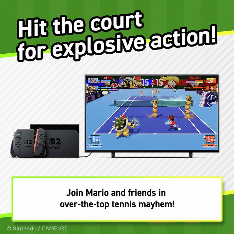 Nintendo Mario Tennis Fever Nintendo Switch 2 game disc - British product