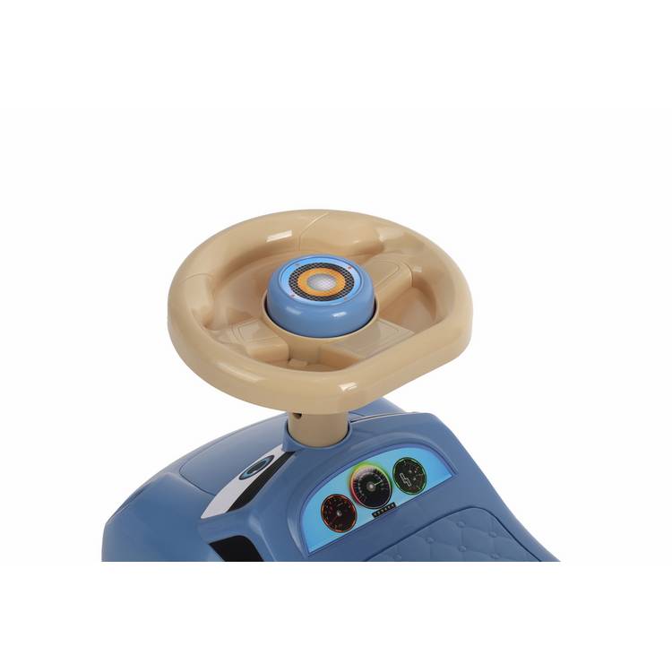 Chad Valley foot to floor ride on blue (British brand)