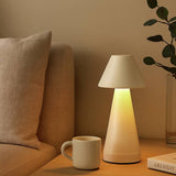Argos Searchlight Metal Rechargeable Cone LED Table Lamp - Cream- Buy online at McGrocer