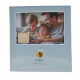Widdop ceramic photo frame Daddy 4x6, imported from the UK