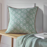 Argos Home Lino Floral Green cushion 43x43cm (British brand)