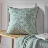 Argos Argos Home Lino Floral Green Decorative Cushion 43x43cm- Buy online at McGrocer