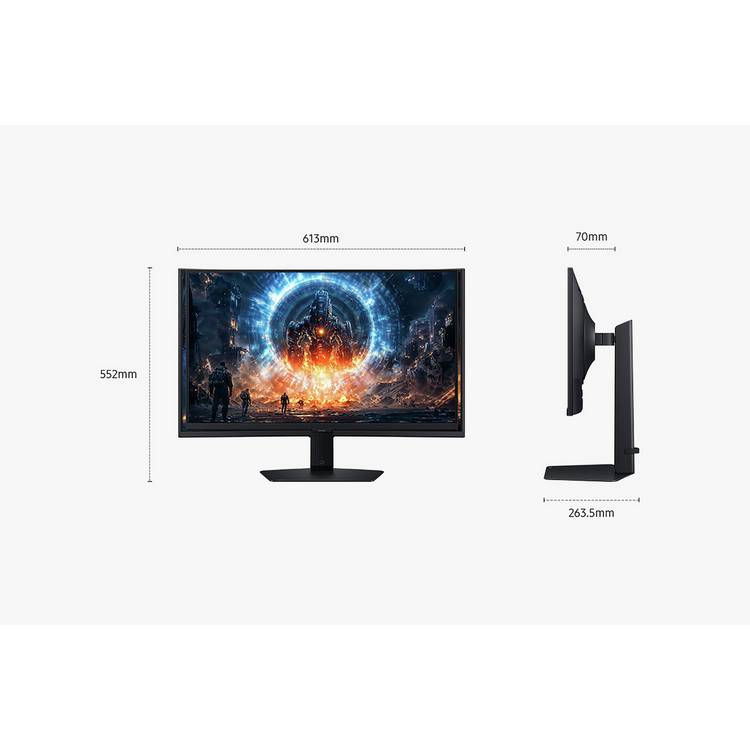Samsung Odyssey G6 27 inch QHD monitor (British brand)