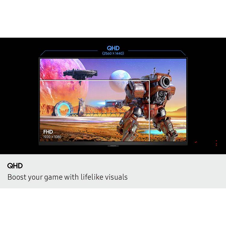 Samsung Odyssey G6 27 inch QHD monitor (British brand)