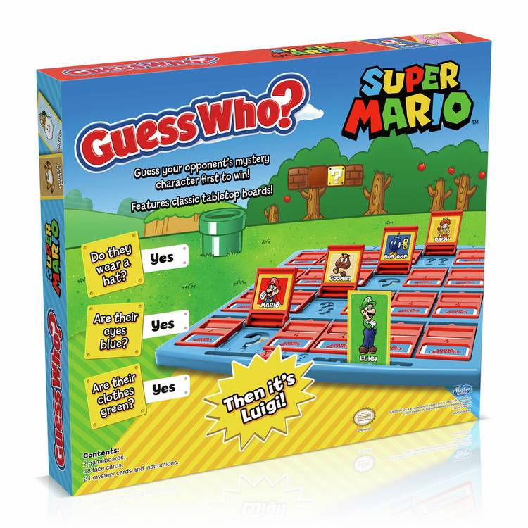 Super Mario Guess Who board game Super Mario edition - British product