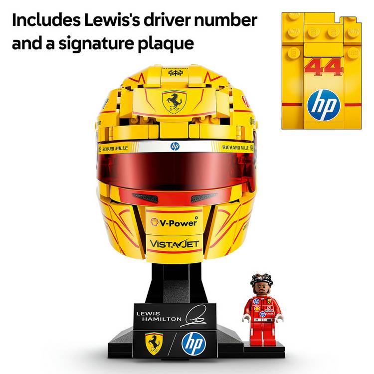 LEGO Lewis Hamilton Helmet building set 884 pieces (British brand)