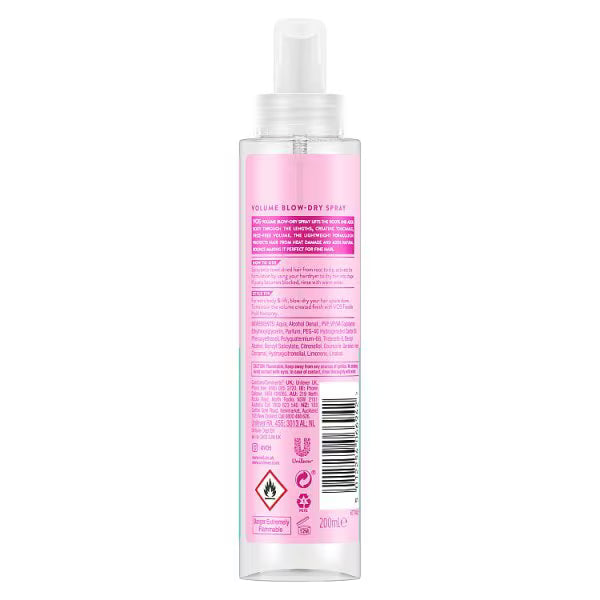 VO5 Volume Blow-Dry Hairspray 200ml (British brand)