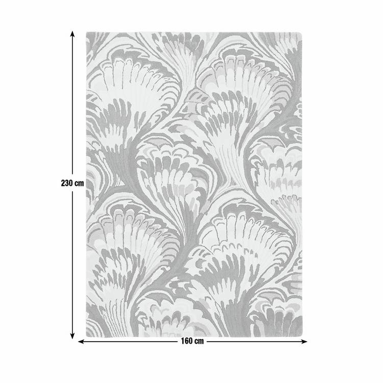 Habitat Luxe Marble wool rug 160x230cm - British product