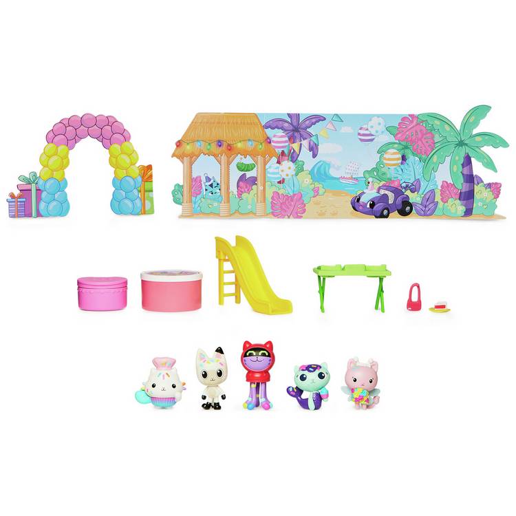 Gabby's Dollhouse Pandy Paws birthday gift set, UK version