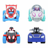 Jazwares Spidey Webbed Wheelies pull-back car, UK version