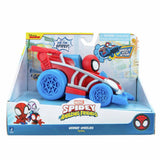 Jazwares Spidey Webbed Wheelies pull-back car, UK version