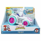 Jazwares Spidey Webbed Wheelies pull-back car, UK version