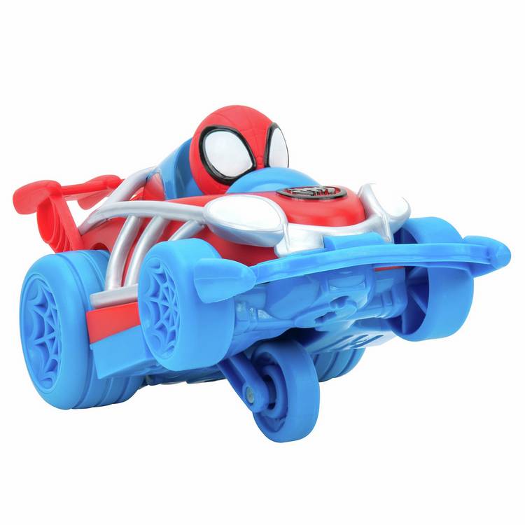 Jazwares Spidey Webbed Wheelies pull-back car, UK version