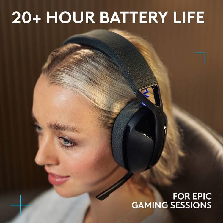 Logitech G321 LIGHTSPEED wireless gaming headset black, imported from the UK