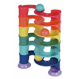 Chad Valley stacking marble run toy with colourful marbles, UK version