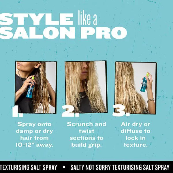 TIGI Salty Not Sorry texturising sea salt spray 100ml (British brand)