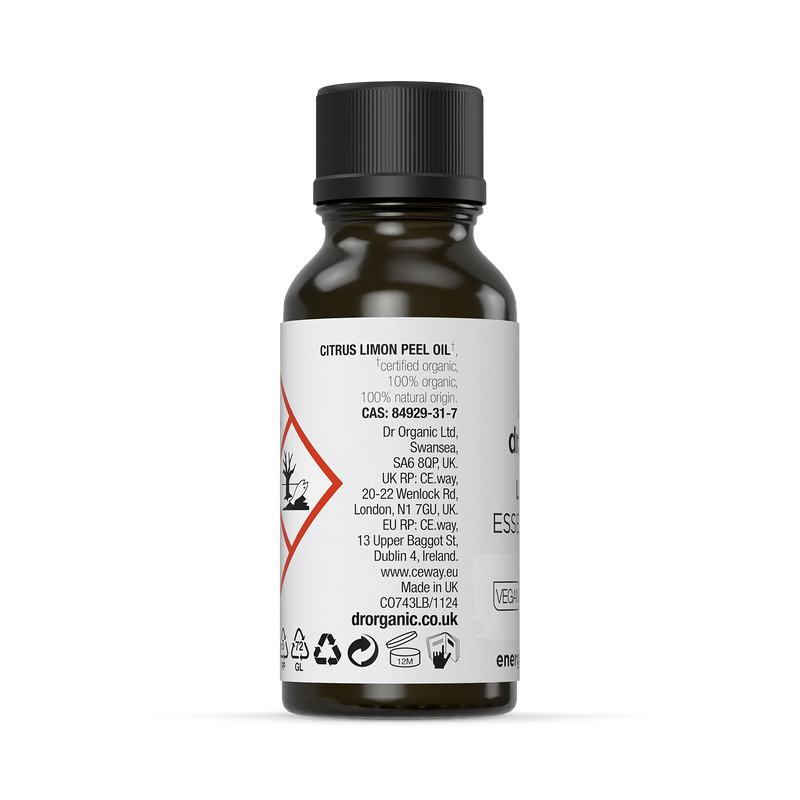 Dr Organic Pure Lemon Essential Oil 10ml - British product