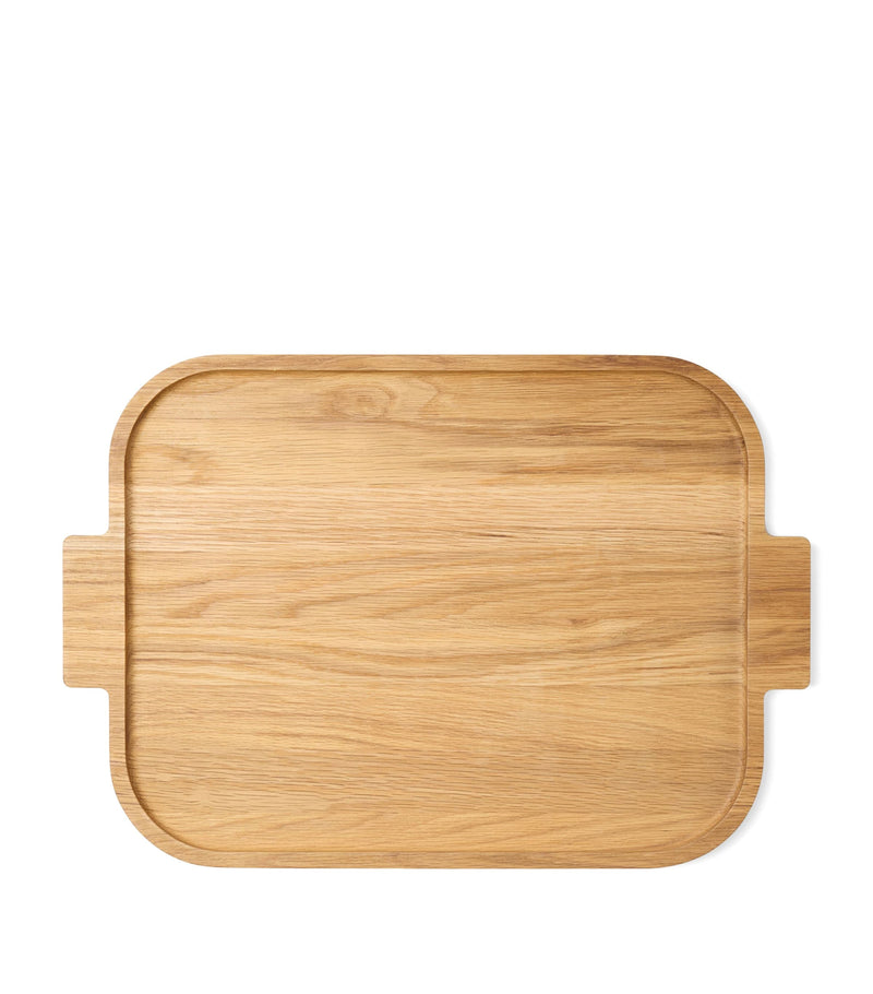 The Conran Shop oak Istria rectangular tray measuring 34cm by 49cm (British brand)